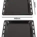 Flavel Enamel Baking Tray 448×360×25 mm – Fits DEHS6X/DGHS6X Ovens