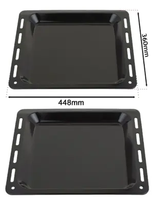 Flavel Enamel Baking Tray 448×360×25 mm – Fits DEHS6X/DGHS6X Ovens