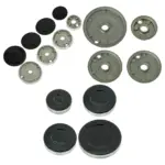 FLAVEL Gas Burner Crown & Flame Cap Kit – Small to Large