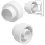 Flexible Rubber Toilet Flush Cone – Pipe-to-Pan Seal Washer for WC
