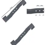 Flymo 34cm Rotary Lawn Mower Blade – Fits Chevron 34C/34VC