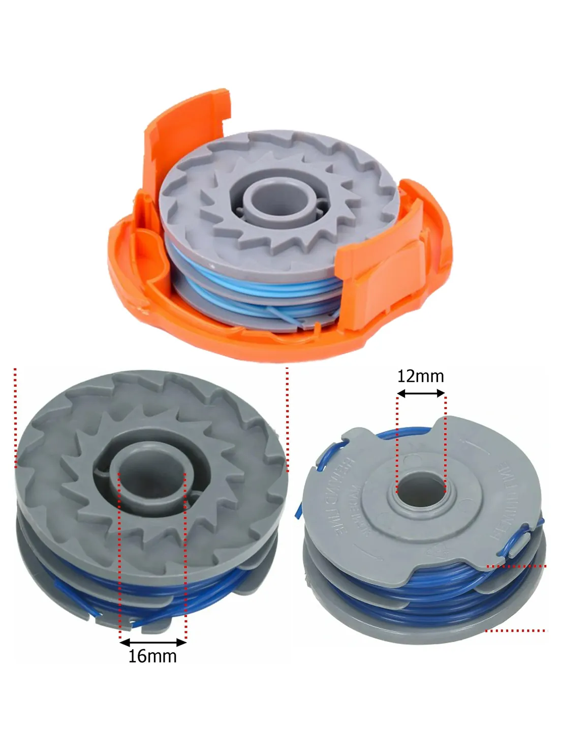 Flymo Contour EIT23 Replacement Spool Line & Cover Cap – 500/700