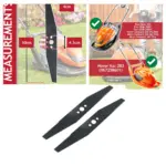 Flymo Easi Glide 300 Metal Blade Replacement – 30 cm, Pack of 2