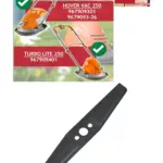 Flymo Hover Vac Turbo Lite 250 25cm Metal Replacement Blade