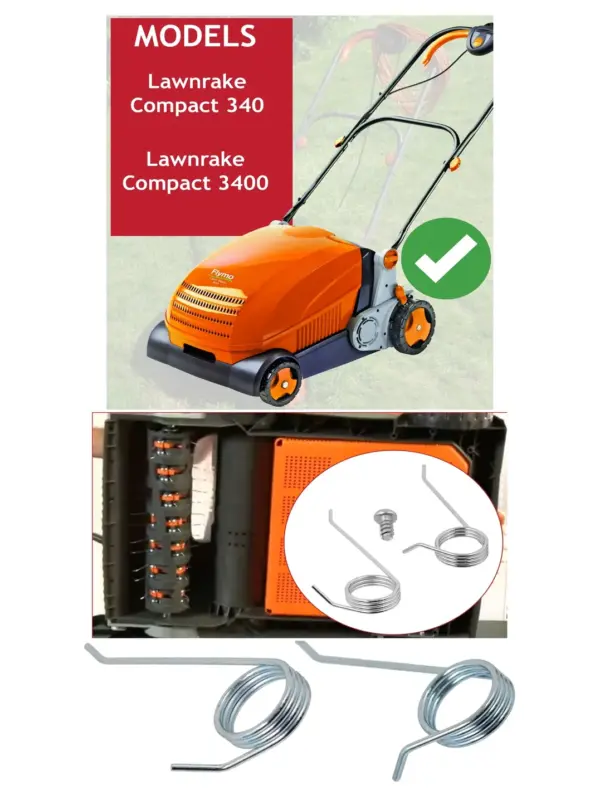 Flymo Lawn Rake Tines – 168 Pack for Compact 340/3400 Scarifier