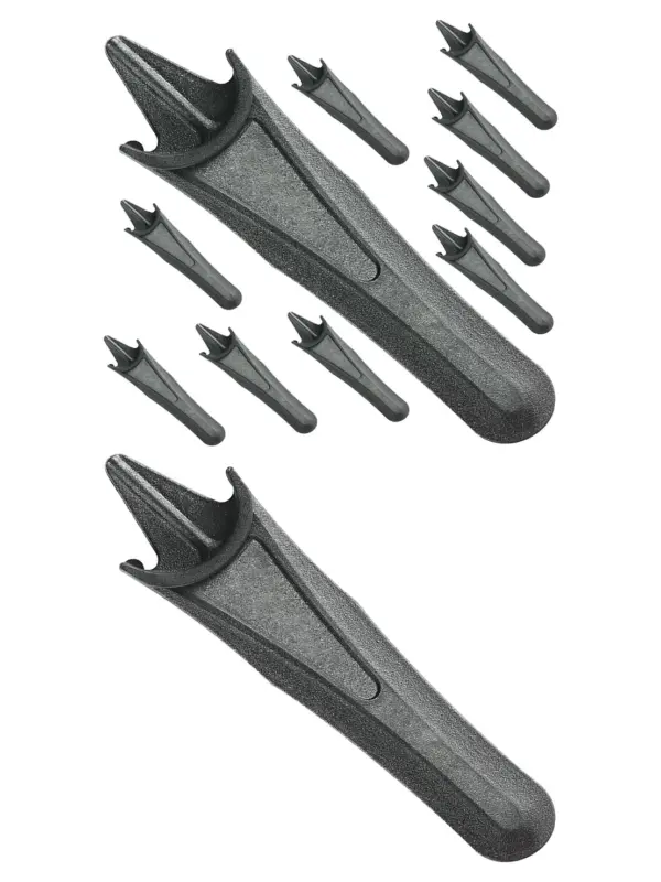 Flymo MC30 Micro Compact Mower Plastic Blade Set – 10 Black Blades