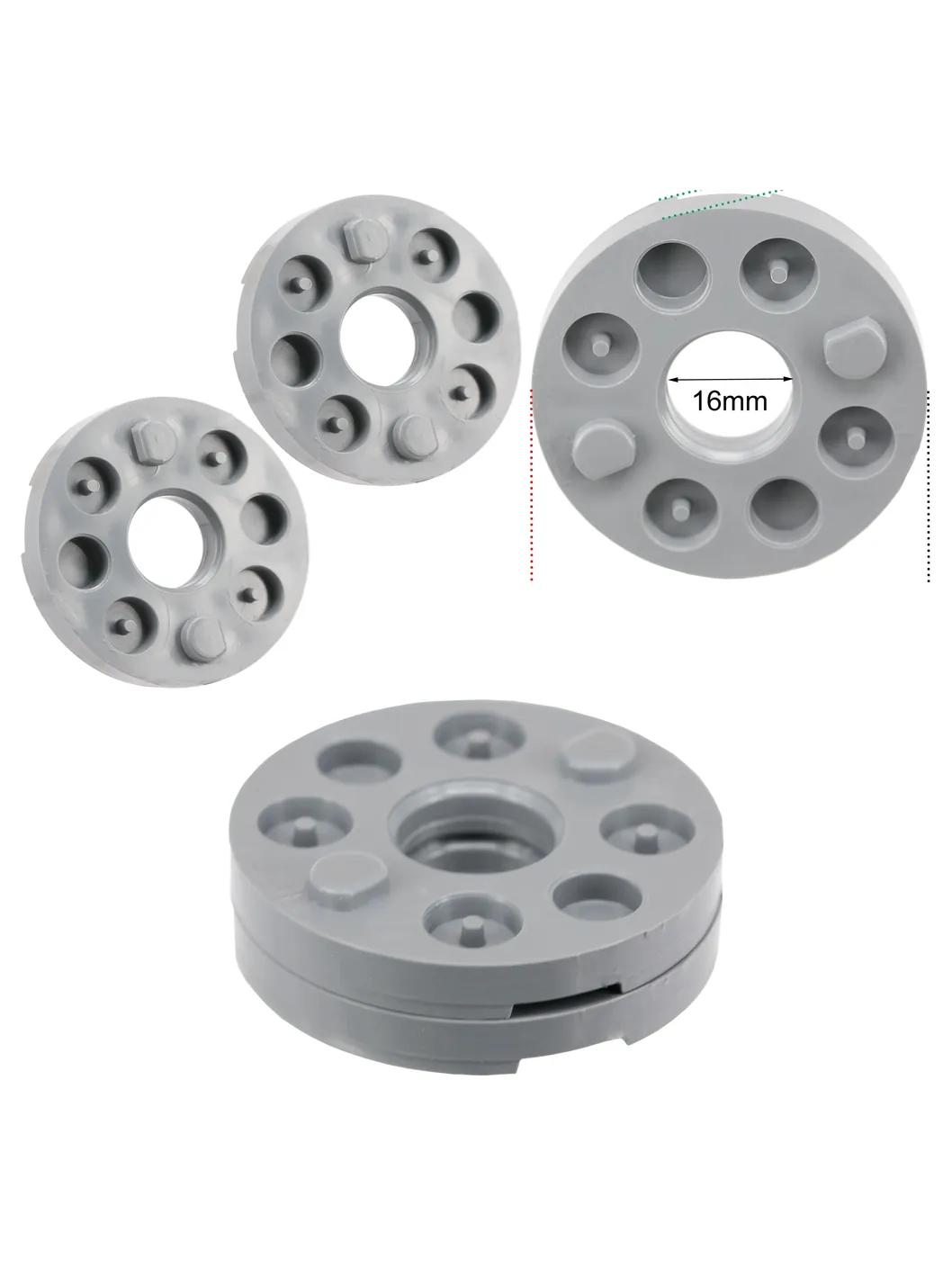 Flymo Sprinter Blade Height Spacers – Set of 2 for Turbo Vision Mower