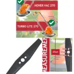 Flymo Turbo Lite 270 27cm Metal Replacement Blade for Hover Vac