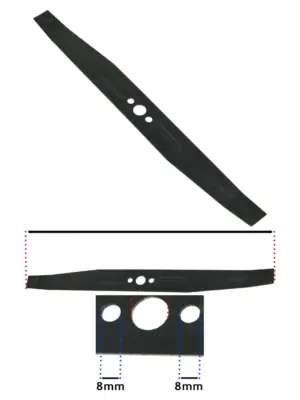 Flymo Turbolite 400 40cm Rotary Blade Replacement Part