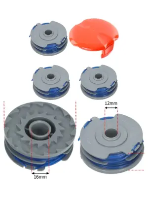 Flymo Twin Line Trimmer Line – 3 Pack Spool Cover for Garden