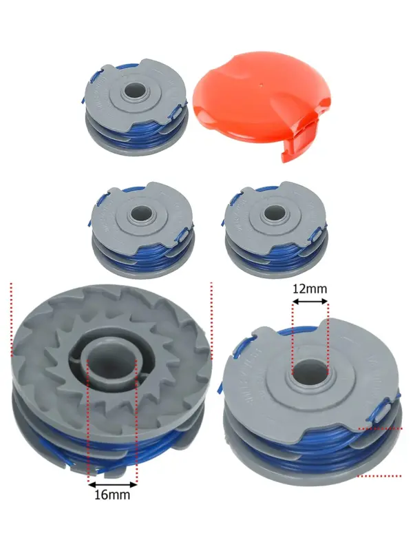 Flymo Twin Line Trimmer Line – 3 Pack Spool Cover for Garden