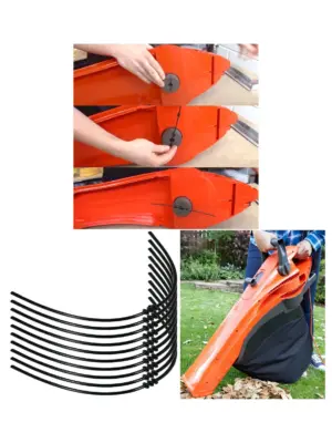 FLYMO Twister Garden Vac Shredding Cutting Line – 10 Pack