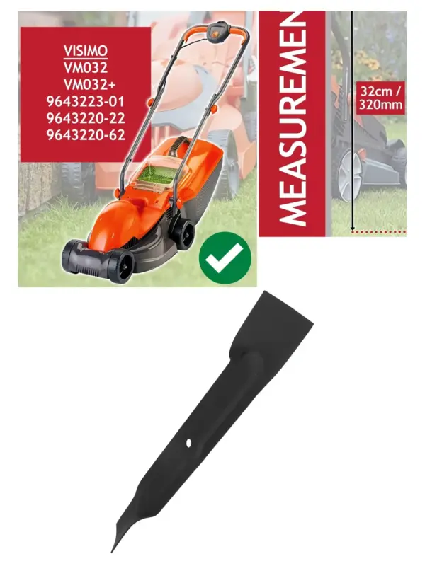 Flymo Visimo 32cm Metal Replacement Blade for VM032/VM032+