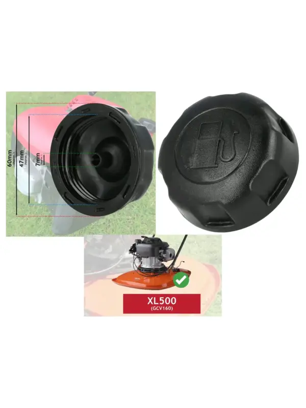 Fuel Cap for Flymo XL500 Petrol Lawn Mower – GCV160 Engine