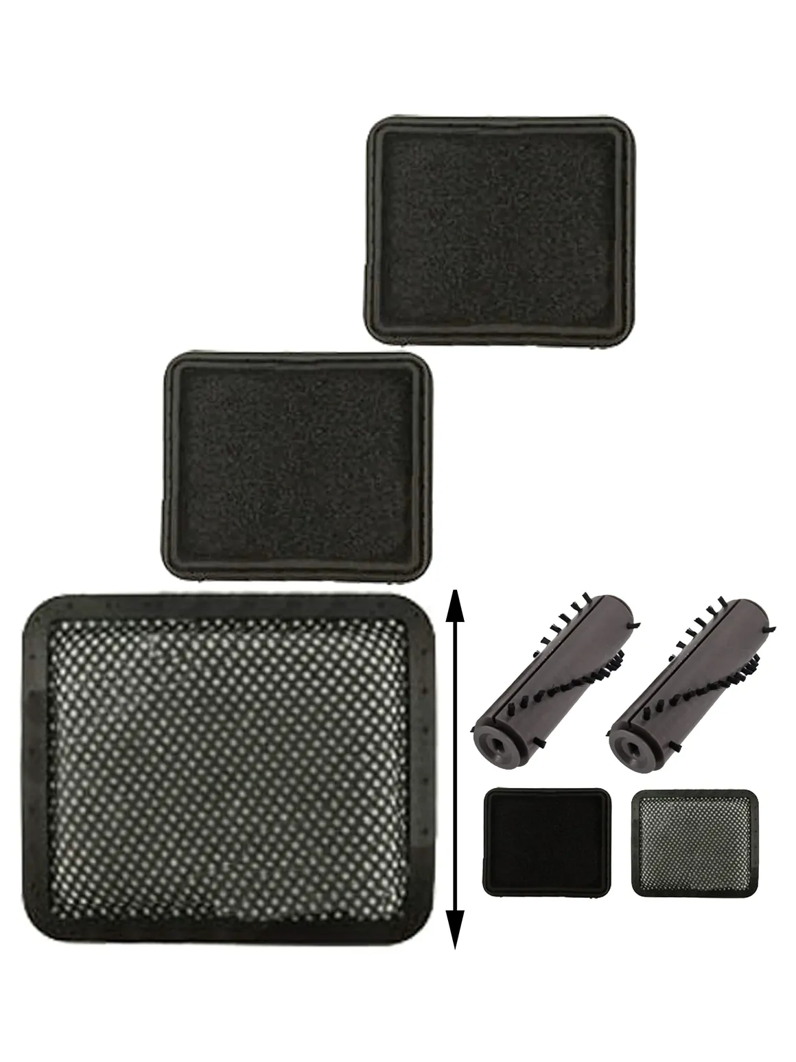 G‑Tech AirRam Roller Brush & Dual Filter Replacement Kit for AR01‑AR05