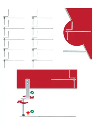 Galvanized Steel Gutter Bracket – Adjustable Fascia Support