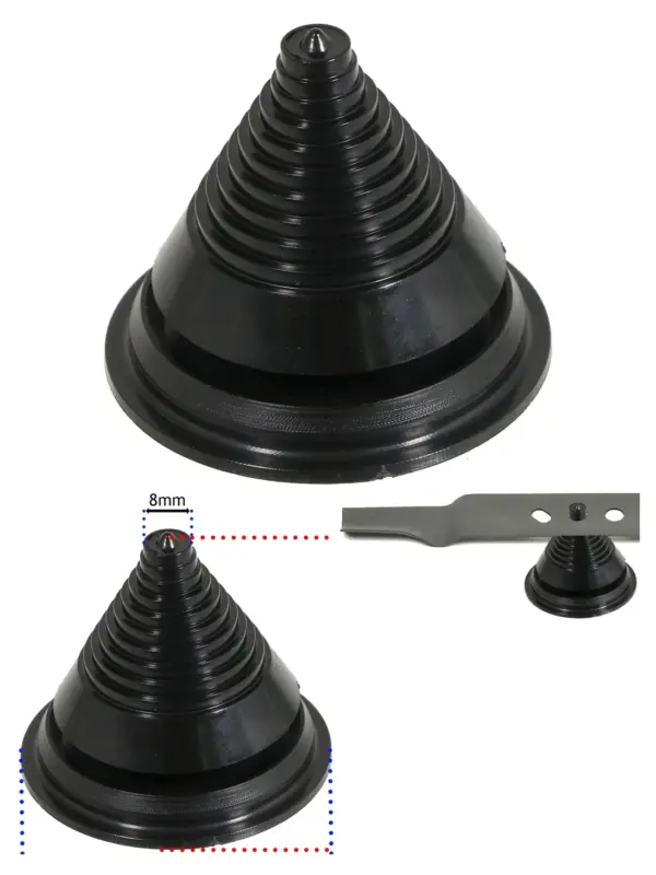 Garden Blade Sharpening Cone for Lawn Mower & Brushcutter Balancer