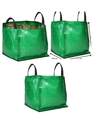 Garden Waste Bags – Heavy-Duty Tear-Resistant Woven Plastic