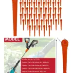 Gardena AccuCut Plastic Trimmer Blades 18/23R – 60 Pack for EasyCut