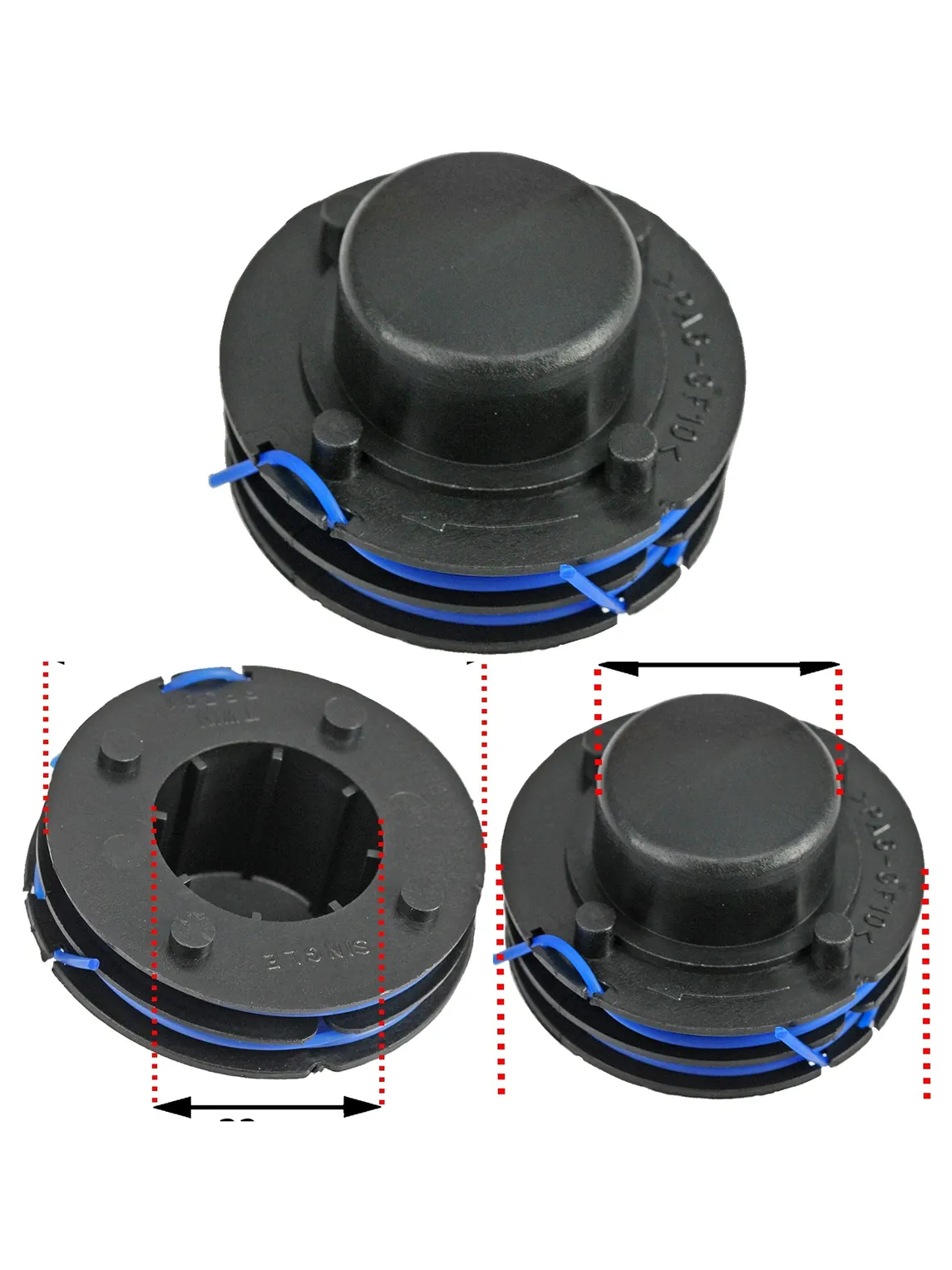 Gardenline GLGT400 Replacement Line and Spool 64887 Trimmer Cord