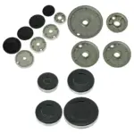 Gas Burner Crown & Flame Cap Kit for Candy Oven – All Sizes