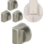 Genuine Belling Stove Oven Hob Control Knob Set - 3 Pack 082875105