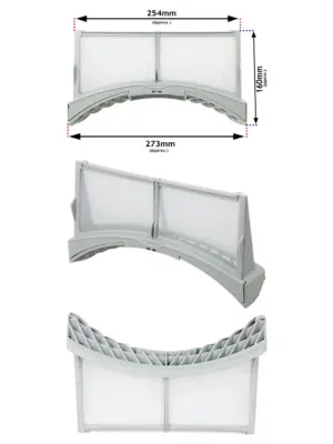 Genuine LG Dryer Lint Filter (ADQ55998601) - Dust & Fluff Screen