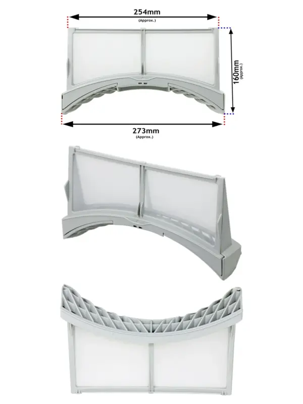 Genuine LG Dryer Lint Filter (ADQ55998601) - Dust & Fluff Screen