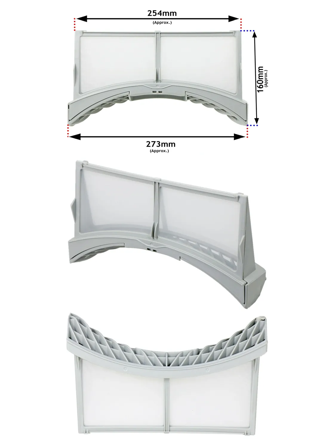 Genuine LG Dryer Lint Filter (ADQ55998601) - Dust & Fluff Screen