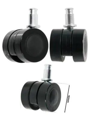Genuine Numatic Henry/Hetty/James Front Twin Caster Wheel 40mm