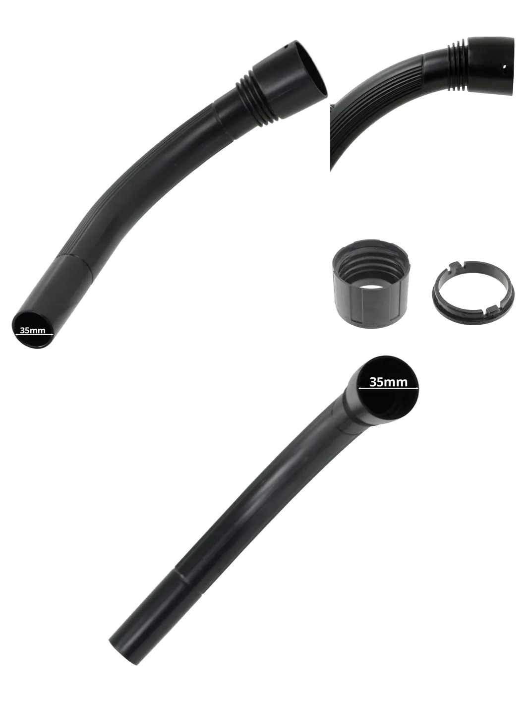 Goblin Vacuum Curved Hose Handle – 35mm Suction Tube Replacement