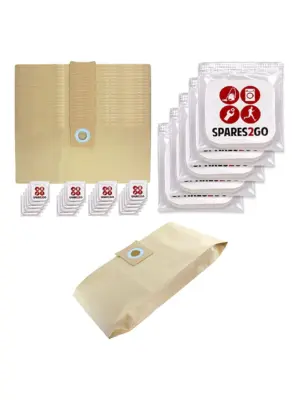 Goblin Vacuum Dust Bags 20 Pack + Freshener Tabs for Wet/Dry