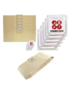 Goblin Vacuum Dust Bags 5‑Pack + Freshener Tabs – Wet/Dry Compatible