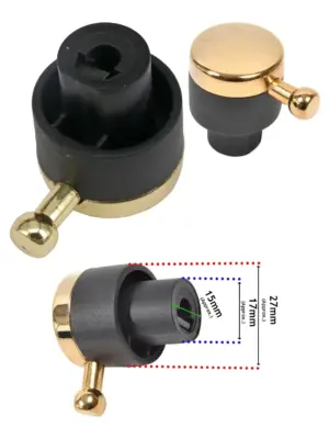 Gold Control Knob for Rangemaster Falcon 90/110 Classic Oven & Grill