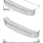 Gorenje Bottle Bar Shelf Tray for R6164E & RBIU/RIU7000AWD Fridges