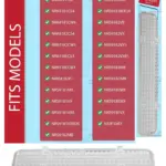 Gorenje Fridge Light Cover Diffuser Panel 19x4 cm