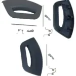 Graphite Door Handle Kit for Hotpoint Futura Washer SPARES2GO