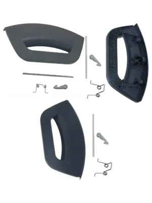 Graphite Door Handle Kit for Hotpoint Futura Washer SPARES2GO