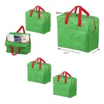 Green 50L Large Baby Diaper Changing Bag – Pack of 2 Nappy Organizer