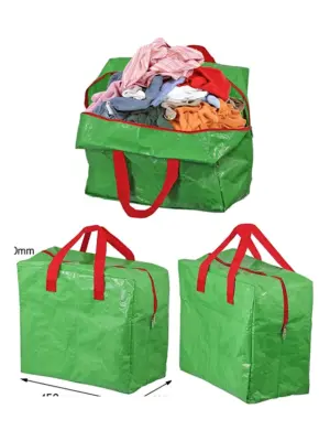 Green 50L Laundry Bag – Large Wash Organizer
