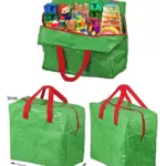 Green 50L Teddy Bear Toy Organizer Bag – Large Storage for Kids' Toys