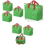 Green 50L Toy Storage Bags - Pack of 3 Large Teddy Bear Organizer