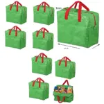 Green 50L Toy & Teddy Bear Storage Bags – Pack of 4 Large Organizers