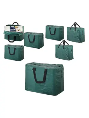 Green 75L Baby Diaper Changing Bag Set with 3 Zippered Storage Pouches