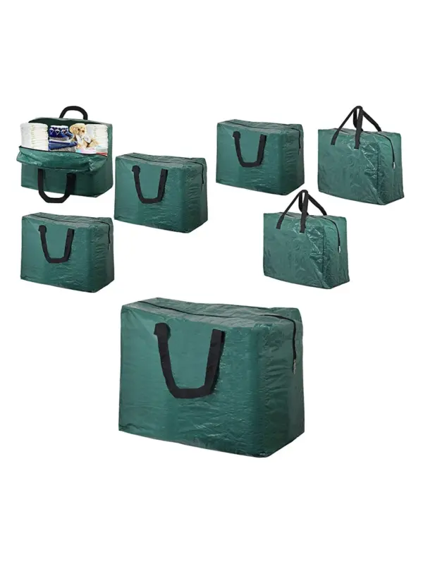 Green 75L Baby Diaper Changing Bag Set with 3 Zippered Storage Pouches