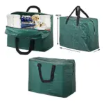 Green 75L Baby Diaper Changing Bag with Zippered Storage for Nappies