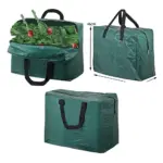 Green 75L Zip Storage Bag for Christmas Tree Decorations