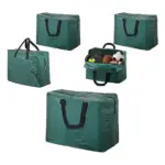 Green 75L Zipped Sports Ball Bag – Football, Rugby & Tennis