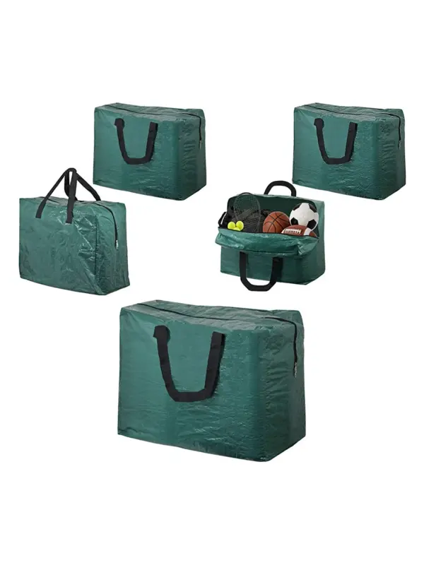Green 75L Zipped Sports Ball Bag – Football, Rugby & Tennis