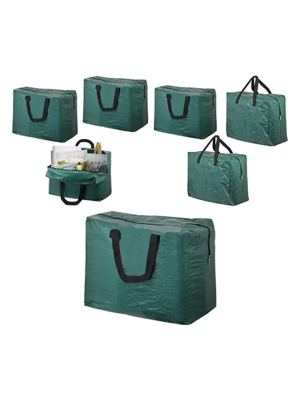 Green 75L Zippered Art & Craft Organizer – Pack of 3 Storage Bags